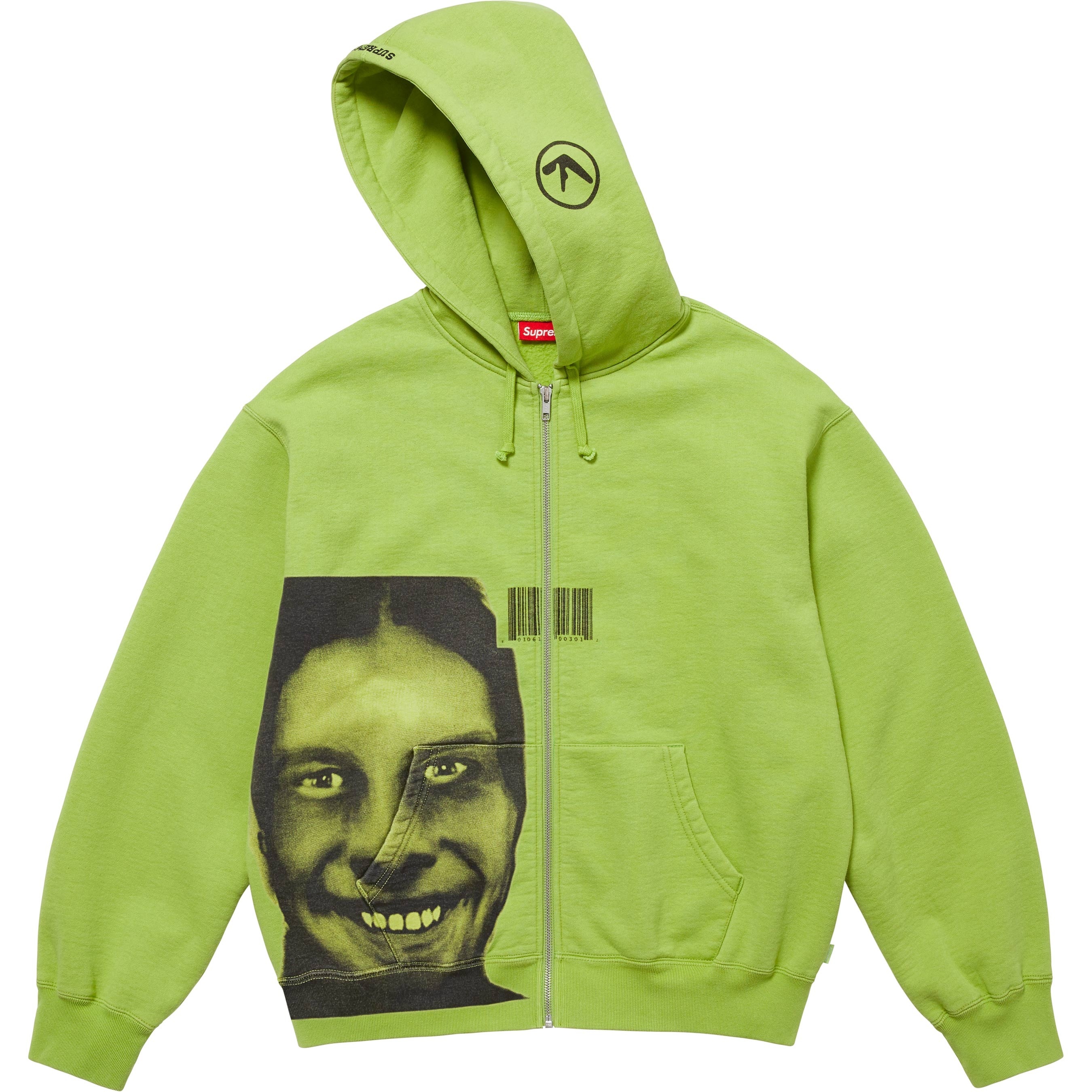 Supreme/Aphex Twin Zip Up Hooded Sweatshirt view 18